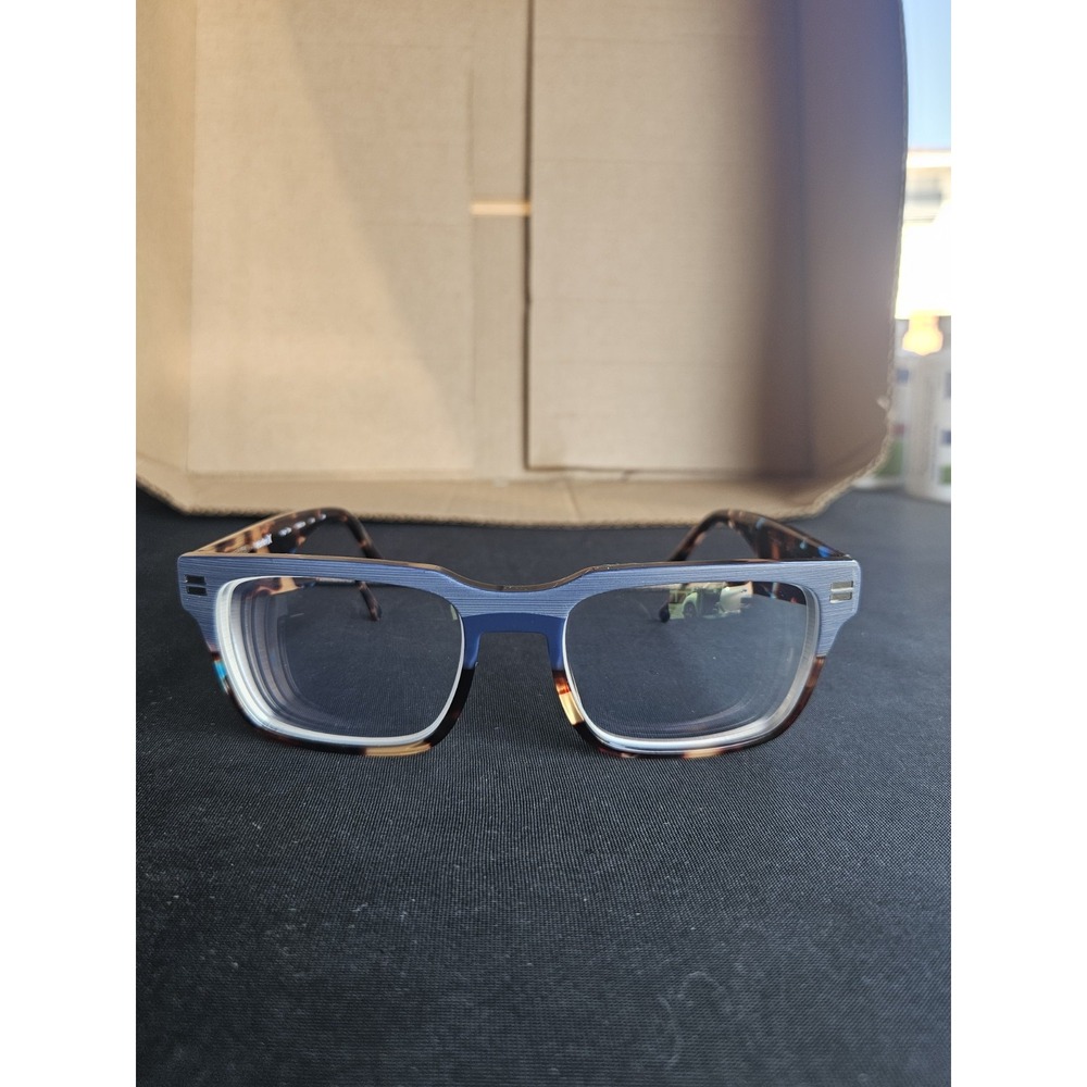 Hurley High Tide HMO104 Eyeglasses Frames 55-19-150 Tortoise Blue Rectangular